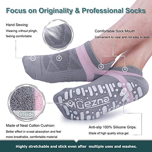 51Mm5bieeOL.SL1500 Muezna Non Slip Yoga Socks for Women