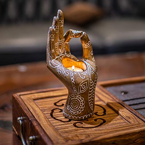 51Mr6jdjAmL.SL1500 Yoga Candle Holder Buddha Tabletop