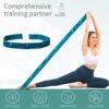AOBOD Yoga Strap with 8 Loops for Stretching