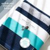 Luzia Striped Workout Towel (Pack of 4) - Premium Quality 100%