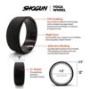 Yoga Wheel for Back Pain Relief and Yoga Pose