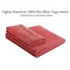 HemingWeigh Yoga Kit - Red Yoga Mat Set Includes Carrying Strap