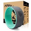 Seven Sparta Yoga Wheel - Back Roller for Back Pain, Stretching, Backbends, Bodyweight Exercises - 13 Inch (Turquoise).