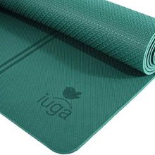 IUGA Eco Friendly Yoga Mat with Alignment Lines