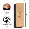 Yoga Mat with Travel Bag and Carry Strap Set