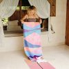 Hot Yoga Practice with Eco-Friendly, Non-Slip Colorful Towels