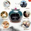 Pomegranate Ceramic Backflow Incense Burner with 30 Incense Cones – Aromatherapy Ornament for Relaxation