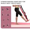 Acenilen Yoga Strap with Door Buckle, 12 Loops Yoga Stretch Strap