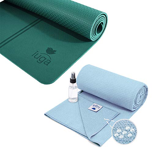 IUGA Yoga Set - Yoga Mat and Yoga Towel Included