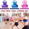 luckylele 5 Pieces Yoga Starter Kit Yoga Equipment Set
