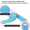 Yoga Journey with ADRIMER Yoga Blocks 2 Pack and Strap - Achieve Stability and Flexibility Anywhere