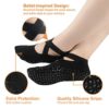 Pauboland Women's 6-Pack Black Padded Cushion Non-Slip