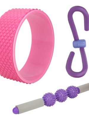 Lightweight Portable Yoga Wheel and Accessories - Enhance Your Yoga Practice