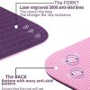 YAWHO Yoga Mat Fitness Mat Eco Friendly Material SGS