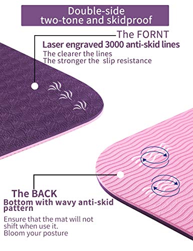 51PHyoZwfFL YAWHO Yoga Mat Fitness Mat Eco Friendly Material SGS