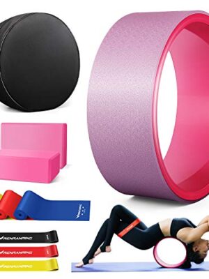 COOBONS 10-in-1 Yoga Back Wheel Set