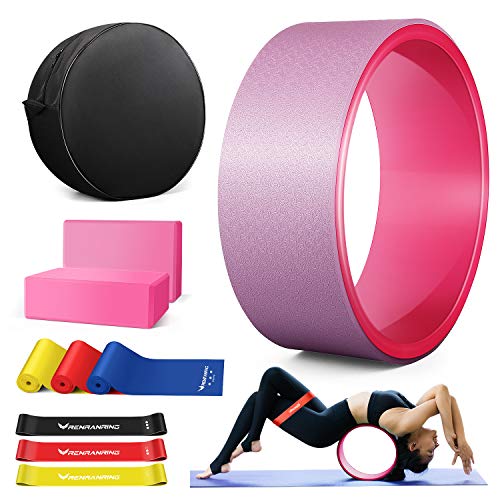 COOBONS 10-in-1 Yoga Back Wheel Set