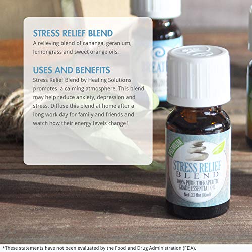 51PMV-MErnL Stress Relief Blend Essential Oil - 100% Pure Therapeutic