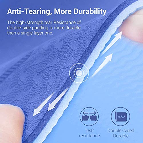 51Q7evJTfTL Oudort Yoga Mat, Eco Friendly Fitness Exercise Mat