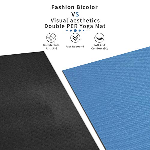 51QBQ5dssyL Non-Slip Yoga Mat - Premium Eco-Friendly TPER, Extra Thick and Extra Wide