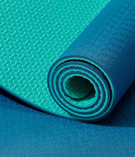 51QKjlM4wfL Yoga Mat Non Slip with Carrying Strap