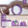 Yoga Wheel Set Foam Roller Perfect for Back Pain Backbends