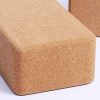 Yoga Practice with 100% Natural Cork Yoga Blocks - 2 Pack Set