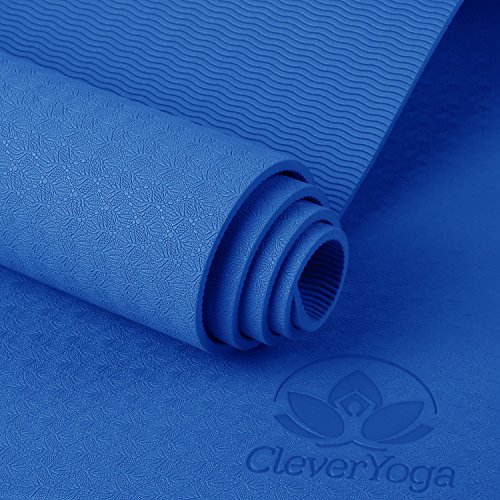 51QcB93iprL Clever Yoga Non-Slip 6mm Yoga Mat