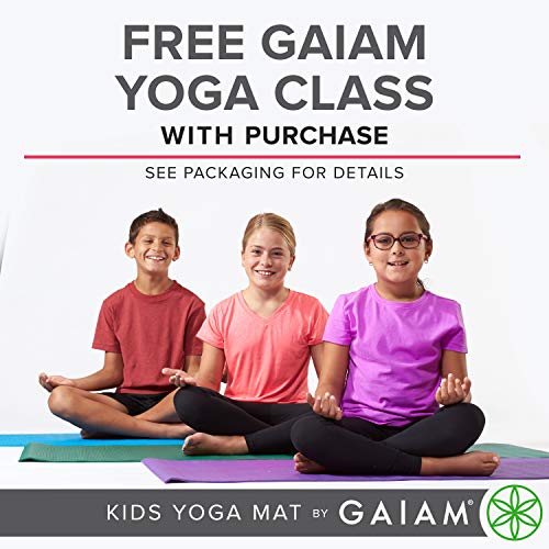 51QlTVVi1OL Gaiam Kids Yoga Mat Exercise Mat, Yoga for Kids with Fun Prints
