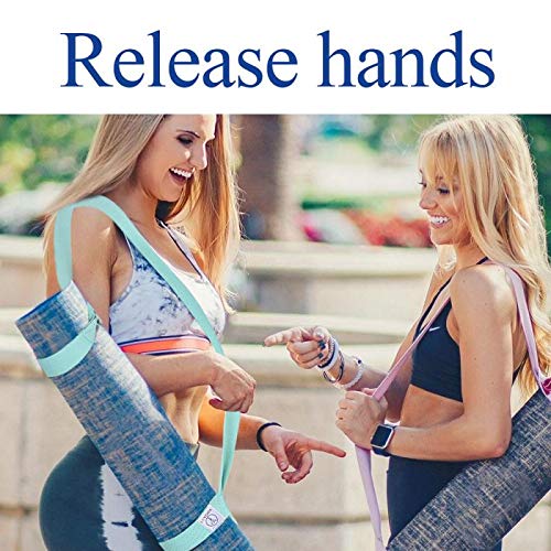 Yoga Mat Carrier Strap and Stretching Band Set - Carry Your Mat with Ease and Enhance Flexibility