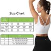 Letsfit Sports Bra for Women, Workout Fitness Crop Tank Tops