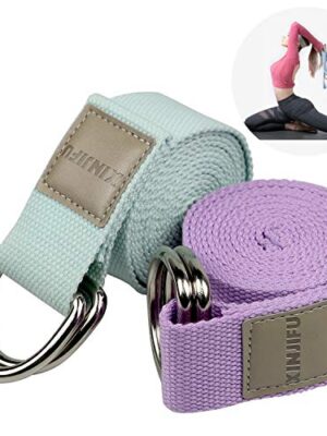 6 Feet Yoga Stretch Strap for Daily General Fitness