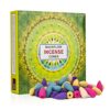 Backflow Incense Cones 120 Pcs 6 Mixed Natural Scents