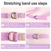 6 Feet Yoga Stretch Strap for Daily General Fitness