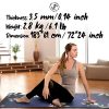 June, Juniper Hot Yoga Mat-Eco Yoga Mat-