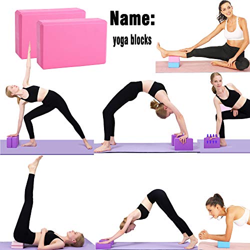 51SHepibpZL keefee 11 pcs Yoga Starter Sets,Yoga Accessories Kit for Beginners