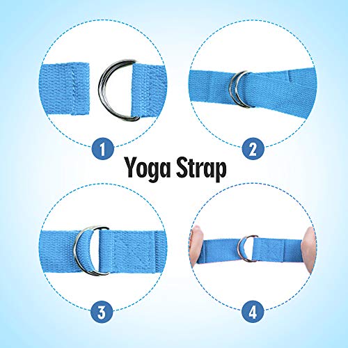Yoga Blocks Set Non-Slip Lightweight Exercise Bricks