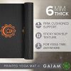 Gaiam Yoga Mat Premium Print Extra Thick Non Slip