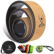Brebon Yoga Wheel Set,Back Roller,Chirp Wheel 3 Pack