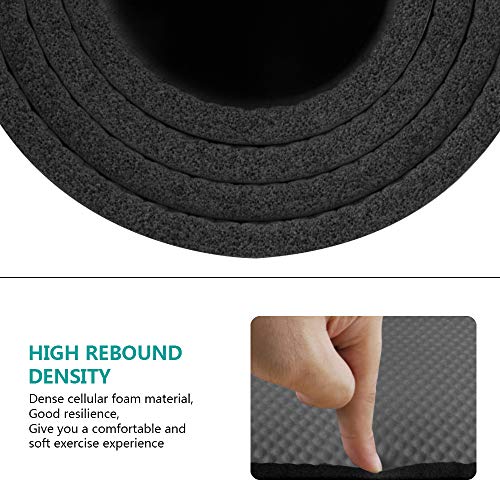 51SwPYXBgrL Yoga Mat 31.5 inch 10mm ,LFS Extra Wide and Extra Thick Non Slip