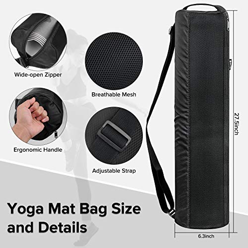UMIA Yoga Mat Bag with Shoulder Strap for Yogis Waterproof