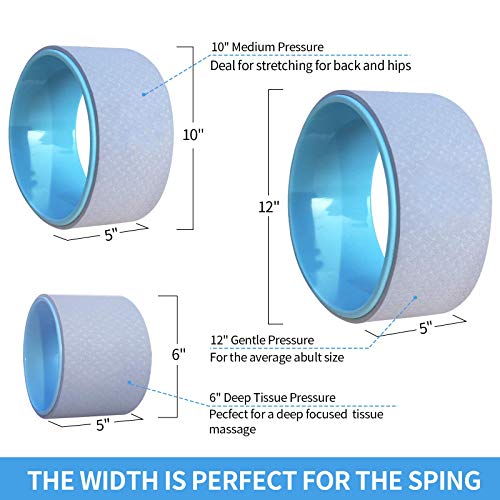 Yoga Wheel Set for Muscle Relaxation and Stretching
