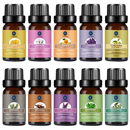 Lagunamoon Essential Oils Gift Set for Diffuser