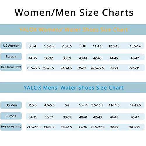 51TABbUEMEL YALOX Water Shoes Women's Men's Outdoor Beach