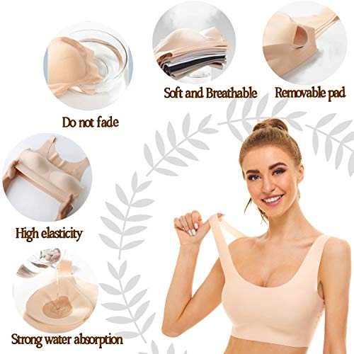 51TKgQ0WjIL UOTJCNR Women's Seamless Wireless Invisible Bra