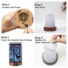 EQUSUPRO Essential Oil Diffuser 100ml Metal Aromatherapy