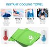 Perfect for Yoga Microfiber Towel for Instant Cooling Relief