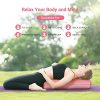 Yoga Bolster Pillow and 8 Feet Yoga Strap