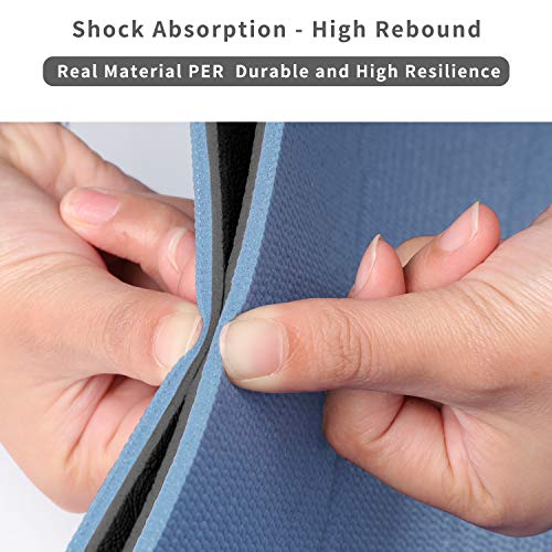 51U5BP4rMnL Non-Slip Yoga Mat - Premium Eco-Friendly TPER, Extra Thick and Extra Wide