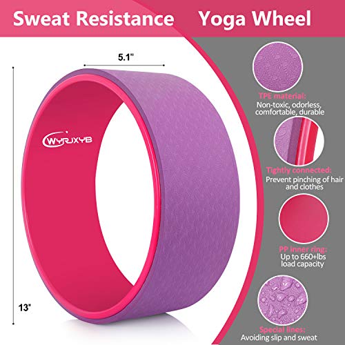 51UmDNC8GVL Yoga Wheel Set (11-in-1),Yoga Wheel Back Wheel for Back Pain
